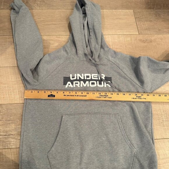 UNDER ARMOUR WOMENS HOODIE LOOSE FIT SMALL GRAY HEAT GEAR - Picture 4 of 6